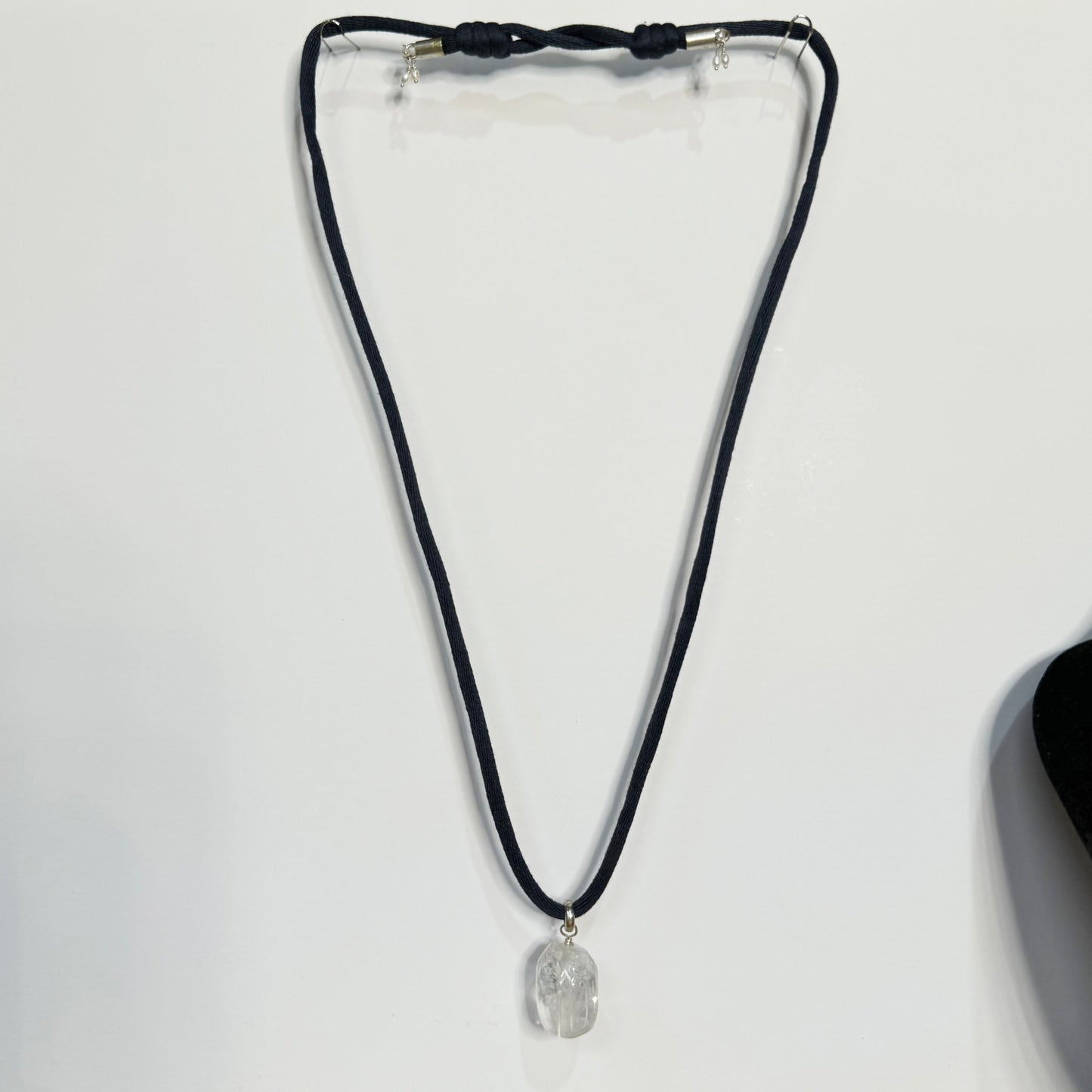CLEAR QUARTZ HEALER Adjustable Cord Pendant