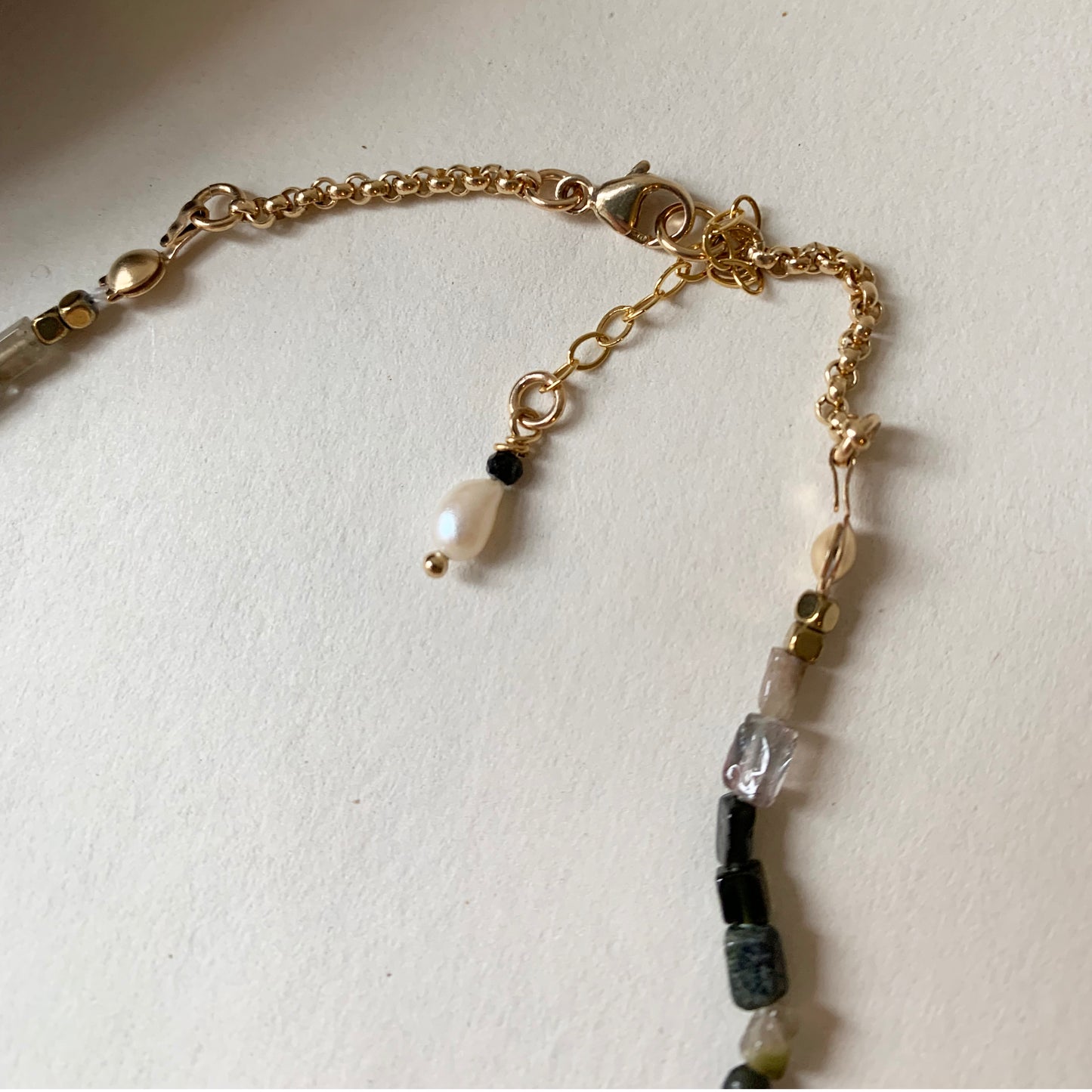 SUEN Tourmaline Gemstone Necklace