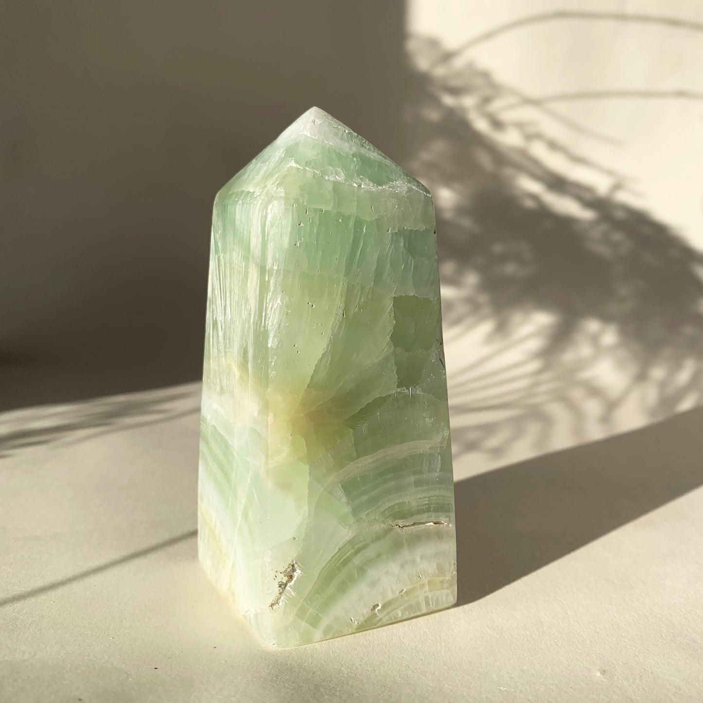 GREEN CALCITE TOWER